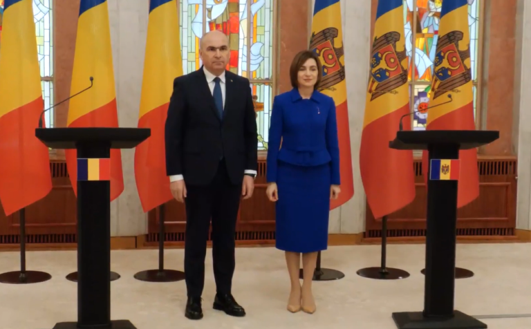 Ilie Bolojan, primit la Chișinău de Maia Sandu