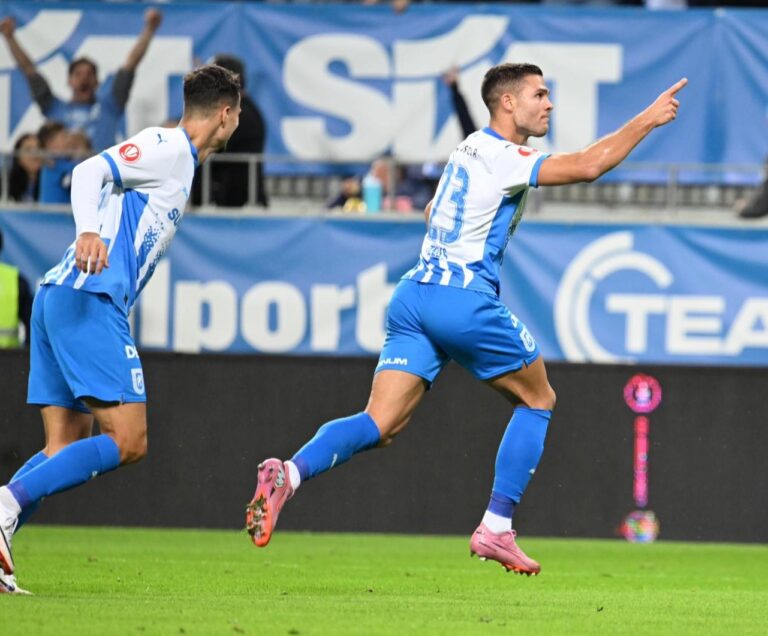 Universitatea Craiova – Dinamo 2-2. Derby cu „scântei” în Bănie